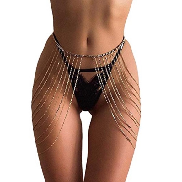 Body Chain Sexy Waist Chain Belly Bikini Boho - Picture 1 of 5